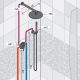 Душевой комплект Paini Viva Style P4YOSET26911SH чёрный