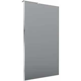 Душевая перегородка BelBagno Uno UNO-L-1-TB-110-GR-Cr 110 см профиль хром стекло графит