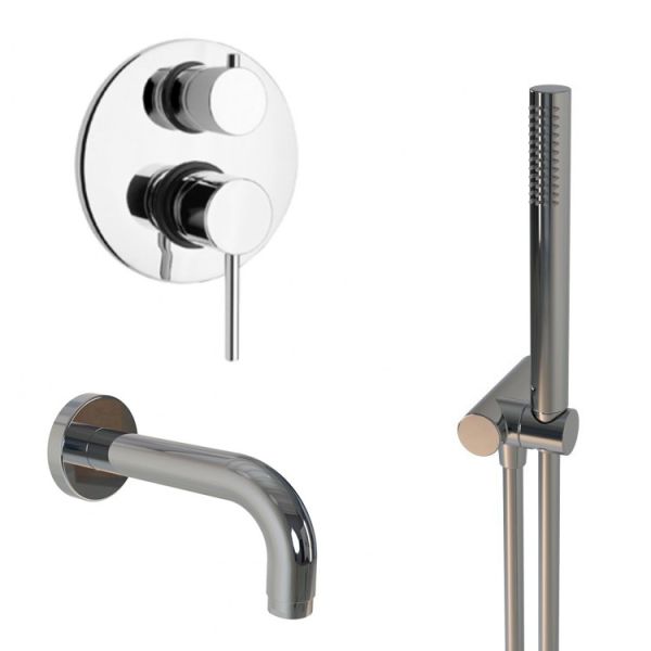 Душевой комплект Paini Cox 78CRSET26911BATH с ручным душем хром