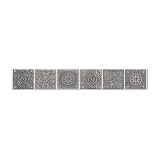Бордюр Azori 585581001 GRAZIA GREY NEFERTITI 40,5х6,2 (39 шт)