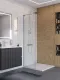 Душевая перегородка BelBagno Uno UNO-L-1-TB-70-C-Cr 70 см профиль хром стекло прозрачное