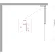 Душевая перегородка BelBagno Uno UNO-L-1-TB-80-GR-Cr 80 см профиль хром стекло графит