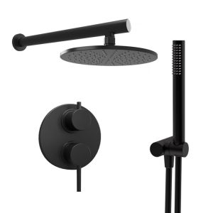 Душевой комплект Paini Cox 78PZSET26911SH чёрный матовый