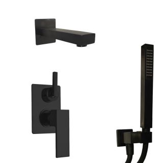 Душевой комплект Paini Grazia 21PZSET26911BATH чёрный матовый