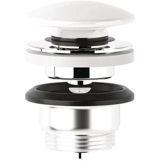 Донный клапан для раковины Kludi Rotexa 1047043-00 белый