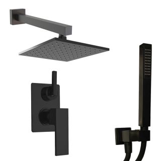Душевой комплект Paini Grazia 21PZSET26911SH чёрный матовый