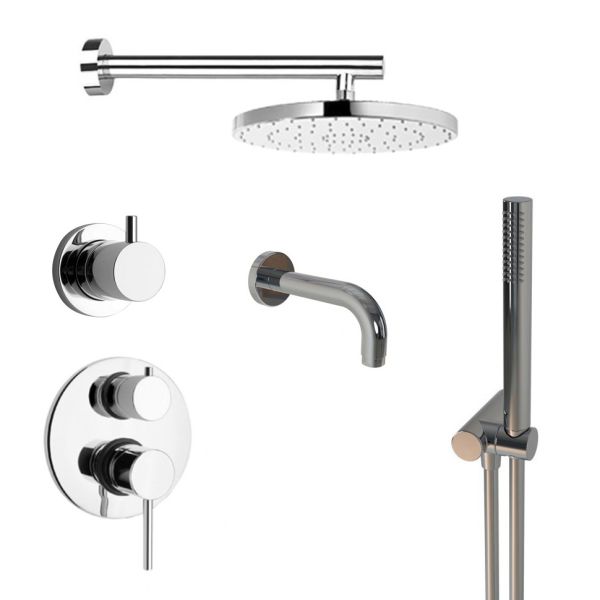 Душевой комплект Paini Cox 78CRSET36911SHBATH хром