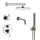 Душевой комплект Paini Cox 78CRSET36911SHBATH хром