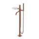Напольный смеситель для ванны Boheme Stick Linea 129-CB.3 брашированная медь