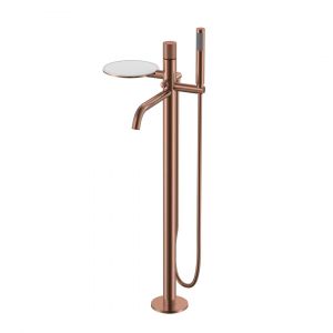Напольный смеситель для ванны Boheme Stick Spirale 129-CB.4 брашированная медь