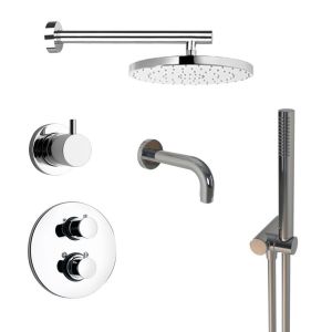Душевой комплект Paini Cox 78CRSET36911THSHBATH с термостатом хром