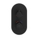 Смеситель для душа Ravak Espirit X070289 ES 067.20BLM.O3 ЧЕРНЫЙ МАТОВЫЙ