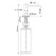 Wasserkraft K-1699 Встраиваемый дозатор для мыла 320ml