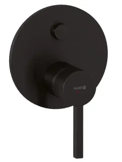 Смеситель для ванны и душа Kludi Nova Fonte Puristic 20759N215 сталь оружейная брашированная