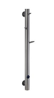 Полотенцесушитель электрический Boheme Oak 724-GM 20x150 см оружейная сталь Полотенцесушитель электрический Boheme Oak 724-GM 20x150 см оружейная сталь