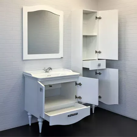 Тумба с раковиной Comforty Монако 00004136578 80 см белый