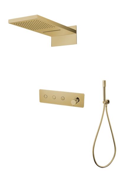Душевой комплект Boheme Fusion золото 130-G