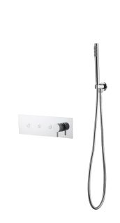 Встраиваемый смеситель для душа Boheme Fusion 130-SYS-CR с ручным душем хром Встраиваемый смеситель для душа Boheme Fusion 130-SYS-CR с ручным душем хром