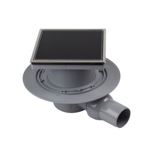 Душевой трап Confluo Standard Black Glass 1 Душевой трап Confluo Standard Black Glass 1