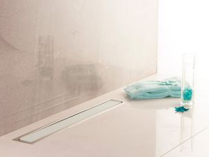 Душевой лоток Pestan Confluo Premium White Glass Line 750