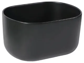 Раковина SantiLine SL-1113MB черная матовая  45.5 см