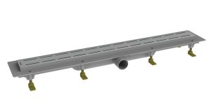 Душевой лоток Paini Line CH850LN с рамкой 85см хром глянец