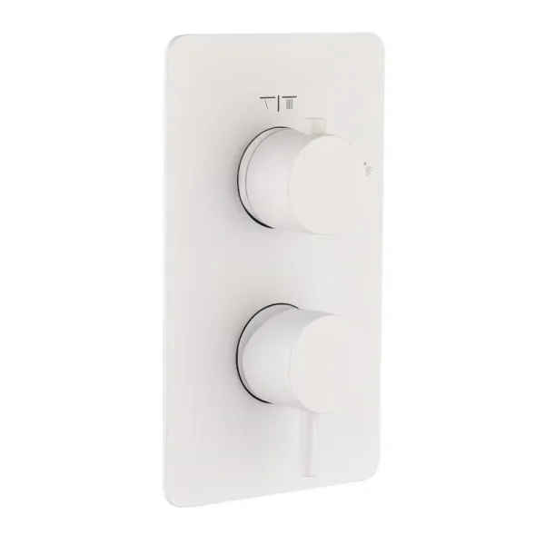 Встраиваемый смеситель для душа Boheme Cell 135-3-MW 3-х проходной белый матовый