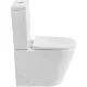 Унитаз-компакт Cezares Вектор (Stylus) CZR-538-CP-TOR/T/BORO/SC безободковый фурнитура брашированное золото