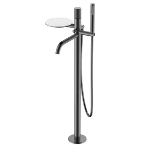 Напольный смеситель для ванны Boheme Stick Touch 129-GM.2 оружейная сталь Напольный смеситель для ванны Boheme Stick Touch 129-GM.2 оружейная сталь