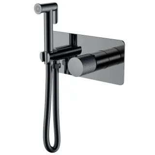 Гигиенический душ со смесителем Boheme Stick Touch 127-SGM.2 оружейная сталь Гигиенический душ со смесителем Boheme Stick Touch 127-SGM.2 оружейная сталь