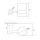 Стакан Carlo Frattini Rotola F6003/1CR хром