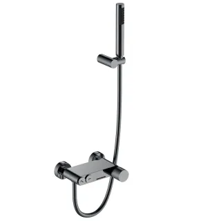 Смеситель для ванны и душа Boheme Stick Touch 123-SGM.2 оружейная сталь Смеситель для ванны и душа Boheme Stick Touch 123-SGM.2 оружейная сталь