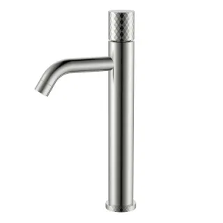 Смеситель для раковины Boheme Stick Diamond 122-NB никель брашированный Смеситель для раковины Boheme Stick Diamond 122-NB никель брашированный