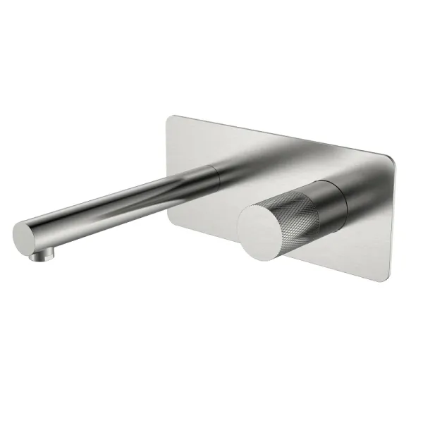 Встраиваемый смеситель для раковины Boheme Stick Touch 125-NB.2 никель брашированный