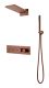 Душевой комплект Boheme Fusion 131-BRB с термостатом брашированная бронза Душевой комплект Boheme Fusion 131-BRB с термостатом брашированная бронза