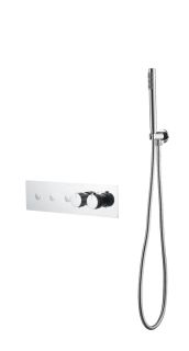 Душевая система Boheme FUSION TERMO с ручным душем CHROME термостат хром