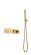 Душевая система Boheme FUSION TERMO с ручным душем MATT GOLD термостат матовое золото