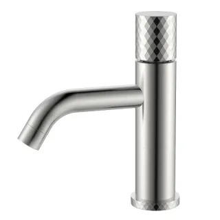 Смеситель для раковины Boheme Stick Diamond 121-NB никель брашированный Смеситель для раковины Boheme Stick Diamond 121-NB никель брашированный