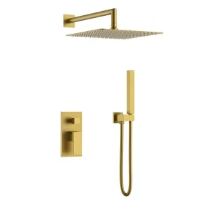 Душевой комплект Boheme Qubic 474-3-BR бронза