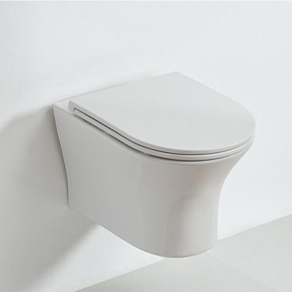 Унитаз подвесной Orange C01-100W безободковый, сиденье с микролифтом