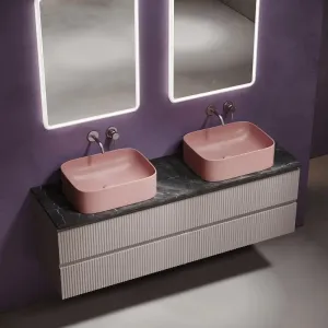 Столешница Sancos TT160A1 160 см без отверстия под смеситель Black Sky