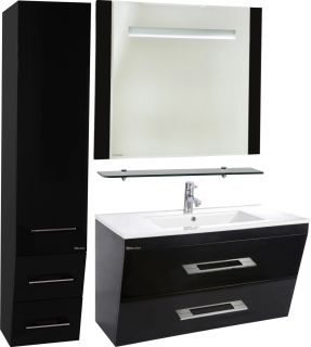 Тумба под раковину Bellezza Берта 90см черный 00000007107 Тумба под раковину Bellezza Берта 90см черный 00000007107