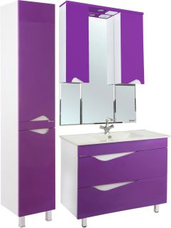 Тумба под раковину Bellezza Эйфория 105см фиолетовый 00000010220