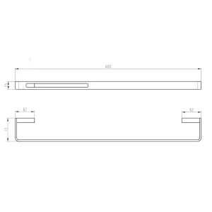 Полотенцедержатель Boheme Q 10942-MW 60 см белый матовый
