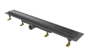 Душевой лоток Paini Line CH650LC 65см чёрный матовый