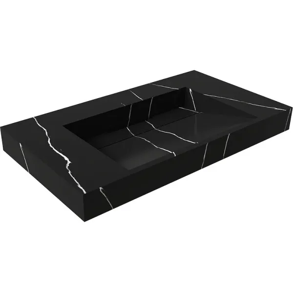 Раковина Armadi Art Flat 859-080-NM 80 см nero marquina Раковина Armadi Art Flat 859-080-NM 80 см nero marquina