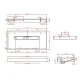 Раковина Armadi Art Flat 859-100-CLCT 100 см calacatta