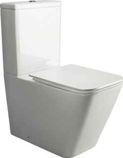 Напольный унитаз Ceramica Nova Cubic CN1803 безободковый белый Напольный унитаз Ceramica Nova Cubic CN1803 безободковый белый