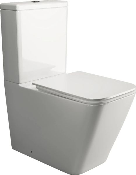 Напольный унитаз Ceramica Nova Cubic CN1803 безободковый белый Напольный унитаз Ceramica Nova Cubic CN1803 безободковый белый