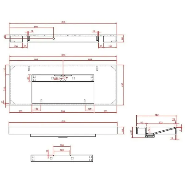 Раковина Armadi Art Flat 859-120-CLCT 120 см calacatta Раковина Armadi Art Flat 859-120-CLCT 120 см calacatta